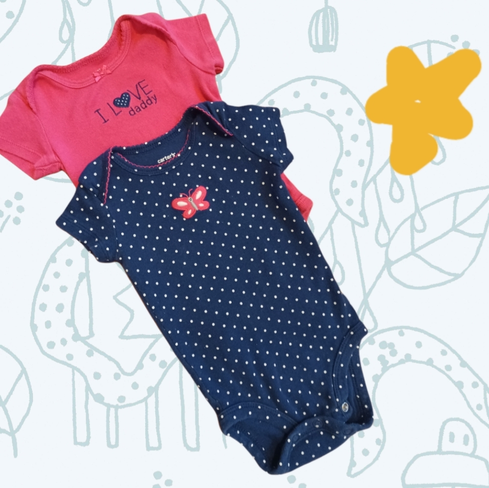 Carters 2pc set Onesies